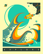 Explore #2 Digital Art by Jazzberry Blue