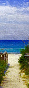 Expressive Digital Photo Pensacola Florida B52816 Painting by Mas Art Studio