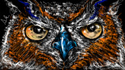 Eyes in the night... Drawing by Alessandro Della Pietra