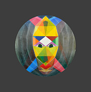 Face of Magus Painting by Michael Bellon