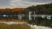 Fall Sunset in Centerport  Photograph by Alissa Beth Photography