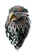 Fantasy Eagle Painting by Sassan Filsoof