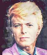 Farewell David Bowie Painting by Ana Tirolese