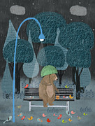 Feeding The Birds Painting by Bri Buckley