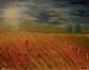 Field Of Dreams Painting by Denise Tomasura