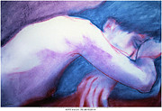 Figure Study Eight Drawing by Scott Wallin