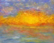 Fire and Water Painting by Barrie Stark