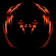 Firebat Digital Art by K Bradley Washburn