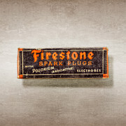 Firestone Spark Plugs Box Photograph by YoPedro