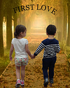 First Love Digital Art by Quwatha Valentine First Love Digital Art by Quwatha Valentine