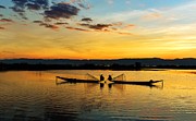 Fisherman on their boat Photograph by Pradeep Raja Prints