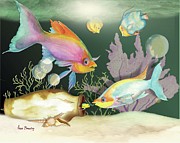 Fishing Expedition Painting by Anne Beverley-Stamps