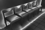 Five empty chairs Photograph by Eva-Maria Di Bella