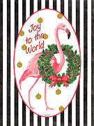 Flamingo Amore 2 Painting by Debbie DeWitt