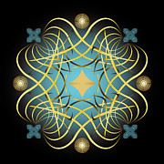 Fleuron Composition No. 60 Digital Art by Alan Bennington