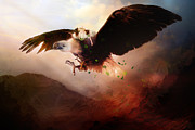 Flight of the Eagle Digital Art by Karen Howarth