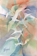 Flight Pattern Painting by Carolyn Utigard Thomas