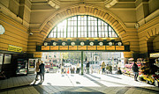 Flinders Station Photograph by Franz Zarda