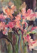Flowers of Summer Painting by Karen Ann Patton