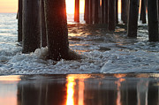 Foamy Waters Under The Pier Photograph by Robert Banach Foamy Waters Under The Pier Photograph by Robert Banach