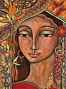 Focusing On Beauty Painting by Shiloh Sophia McCloud