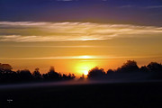 Foggy Morning Sunrise Photograph by DB Hayes