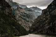 Foggy mountains over Neretva gorge Photograph by Jaroslaw Blaminsky