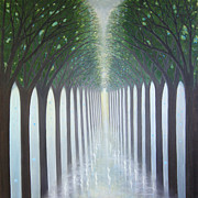 Forest Council Painting by Tone Aanderaa