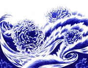 Fortunes of Life - On the Tide Drawing by Alice Chen