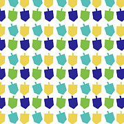 Four Dreidels Pattern- Art by Linda Woods Digital Art by Linda Woods Four Dreidels Pattern- Art by Linda Woods Digital Art by Linda Woods