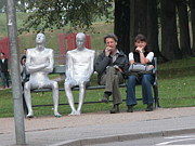 Four Dummies Photograph by Jim Goodman