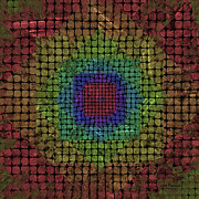 Fractal Courtyard Digital Art by Diane Parnell