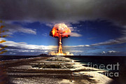 French Nuclear Test Licorne, 1970 Photograph by Science Source