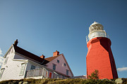 Front of Long Point Lighthouse, Twilingate, Canada Photograph by Karen Foley