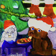 The Cat Did It Painting by Gabby Tary