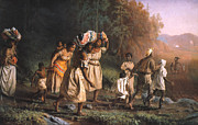 Fugitive Slaves, 1867 Painting by Theodor Kaufmann Fugitive Slaves, 1867 Painting by Theodor Kaufmann