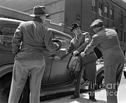 Gangsters Holding Up Man, C.1940s Photograph by H. Armstrong Roberts/ClassicStock