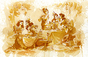 Garden Party Painting by Brian Kesinger