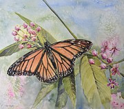Garden Visitor Painting by Bev Morgan