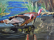 Gentlemen Goulds Painting by Charla Van Vlack