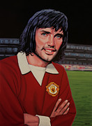 George Best Painting Painting by Paul Meijering
