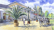 Germany Baden-Baden Kurhaus Casino Painting by Yuriy Shevchuk