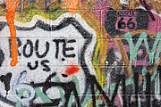 Get Your Kicks - Graffiti on an Abandoned Building, Route 66, California Photograph by Darin Volpe Get Your Kicks - Graffiti on an Abandoned Building, Route 66, California Photograph by Darin Volpe