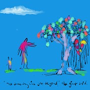 Giant, Boy, and Doorway Mixed Media by Jason Nicholas