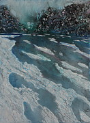 Glacial Moraine Painting by Ruth Kamenev