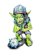 Goblin Drawing by Aaron Spong