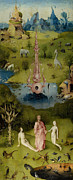 God presenting Eve to Adam in Paradise Painting by Hieronymus Bosch