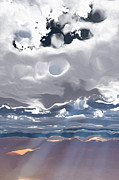 Godrays Cloud Series 3 Digital Art by Brandi Untz Godrays Cloud Series 3 Digital Art by Brandi Untz