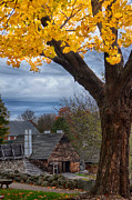 Golden fall colors over iron works Photograph by Jeff Folger