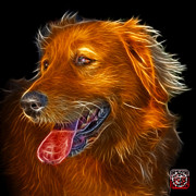 Golden Retriever - 4057 BB Digital Art by James Ahn